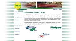 Desktop Screenshot of evergreentenniscourts.com